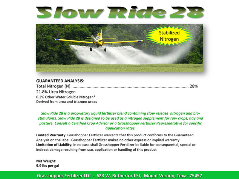 Slow Ride 28-0-0 Slow Release - Image 2