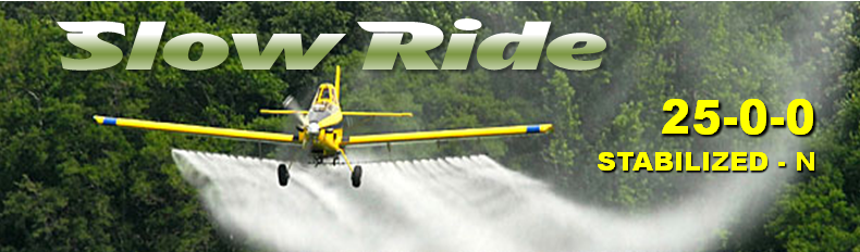 Slow Ride 25 - Slow Release Nitrogen for Row Crops, Hay and Pasture