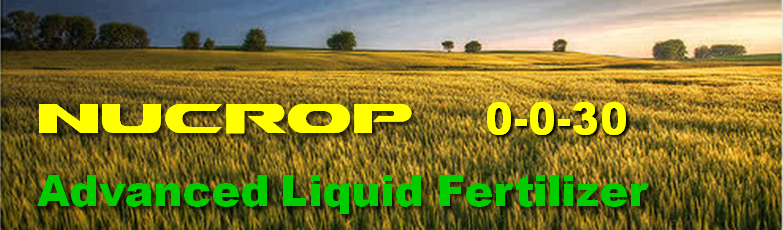 NuCrop 0-0-30 Advanced Liquid Fertilizer designed for Row Crops, Hay and Pasture